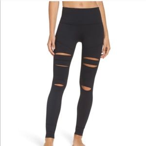 Zella Cece High Waist Open Knee Leggings